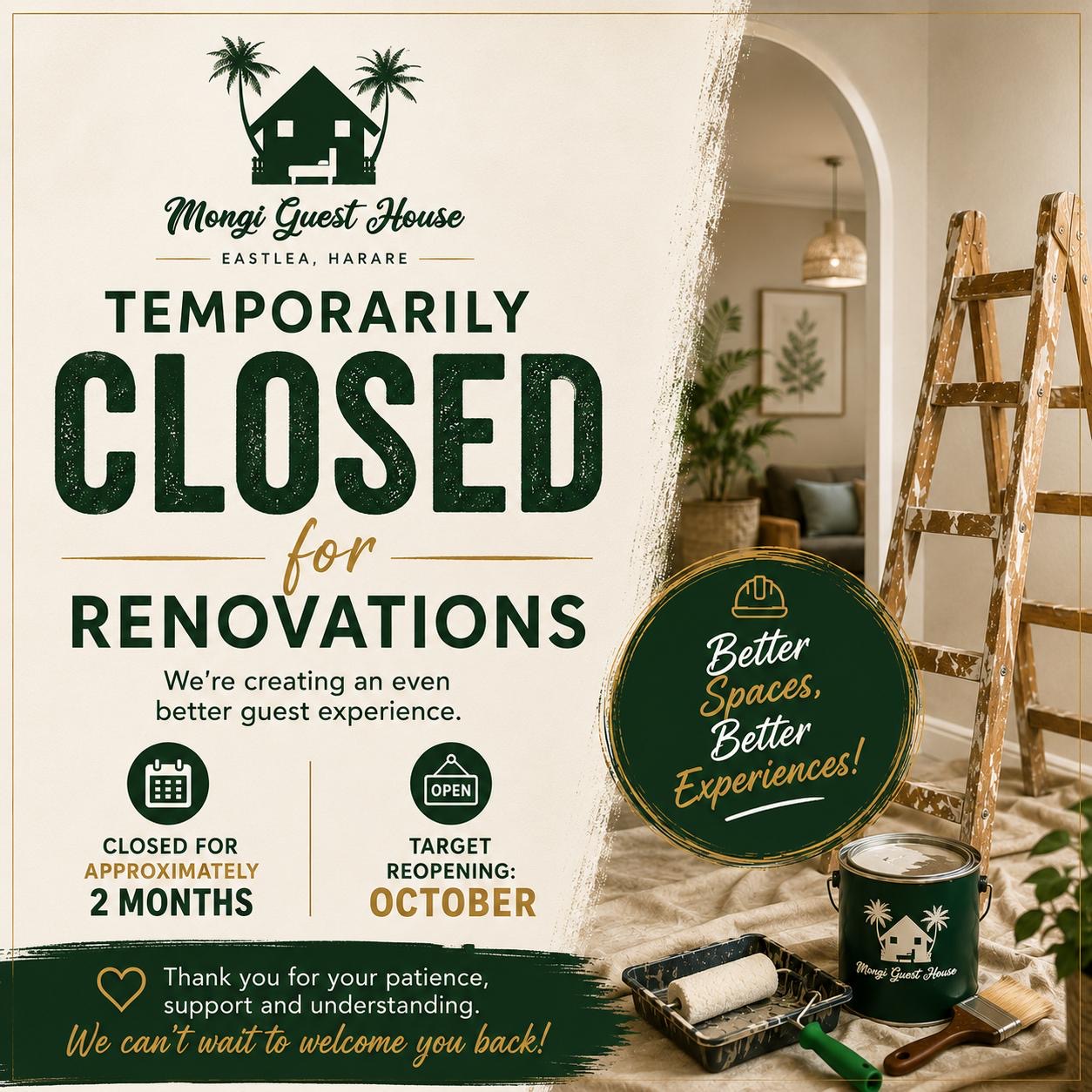Temporarily Closed